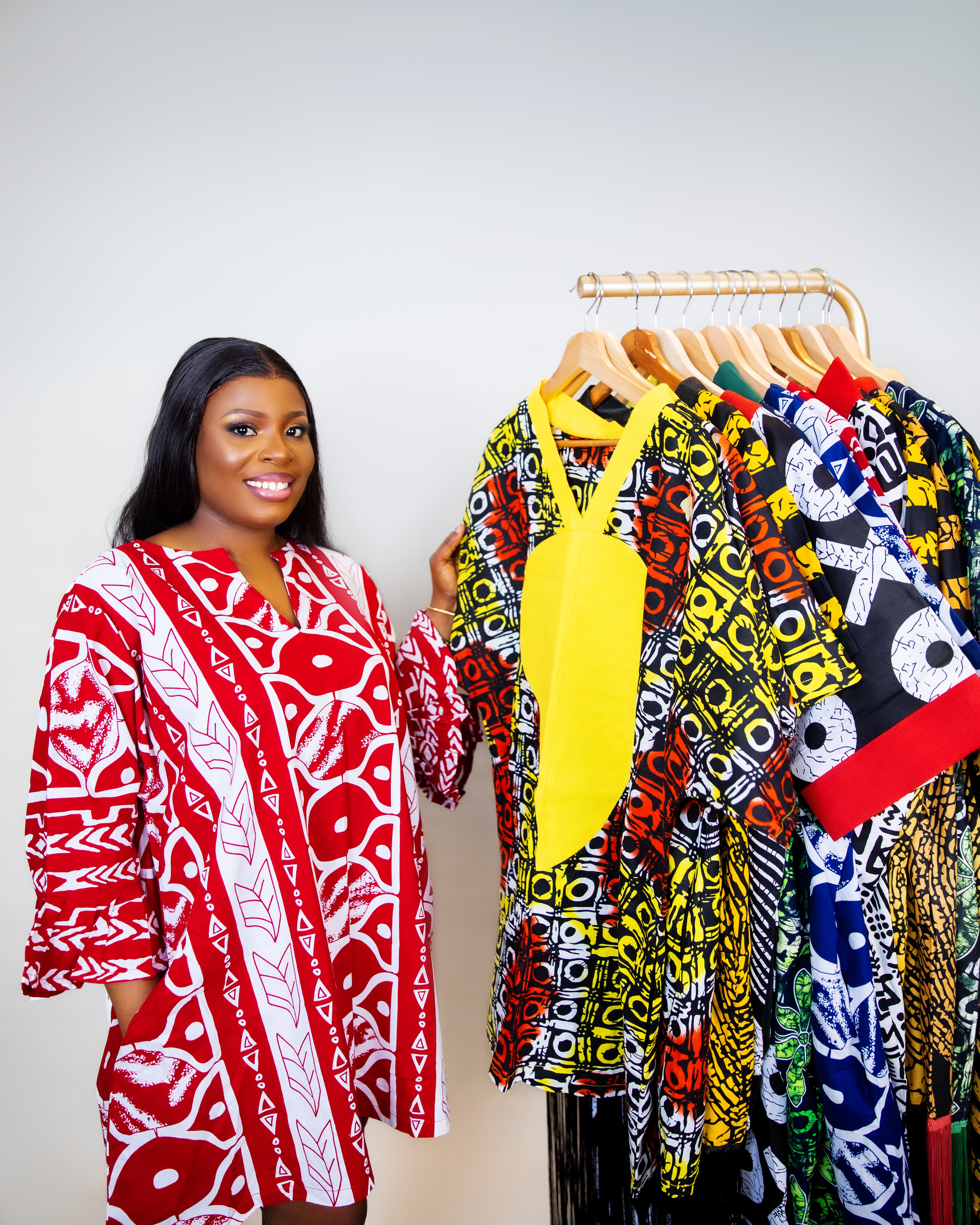 Behind the scenes — Marymia collection rack