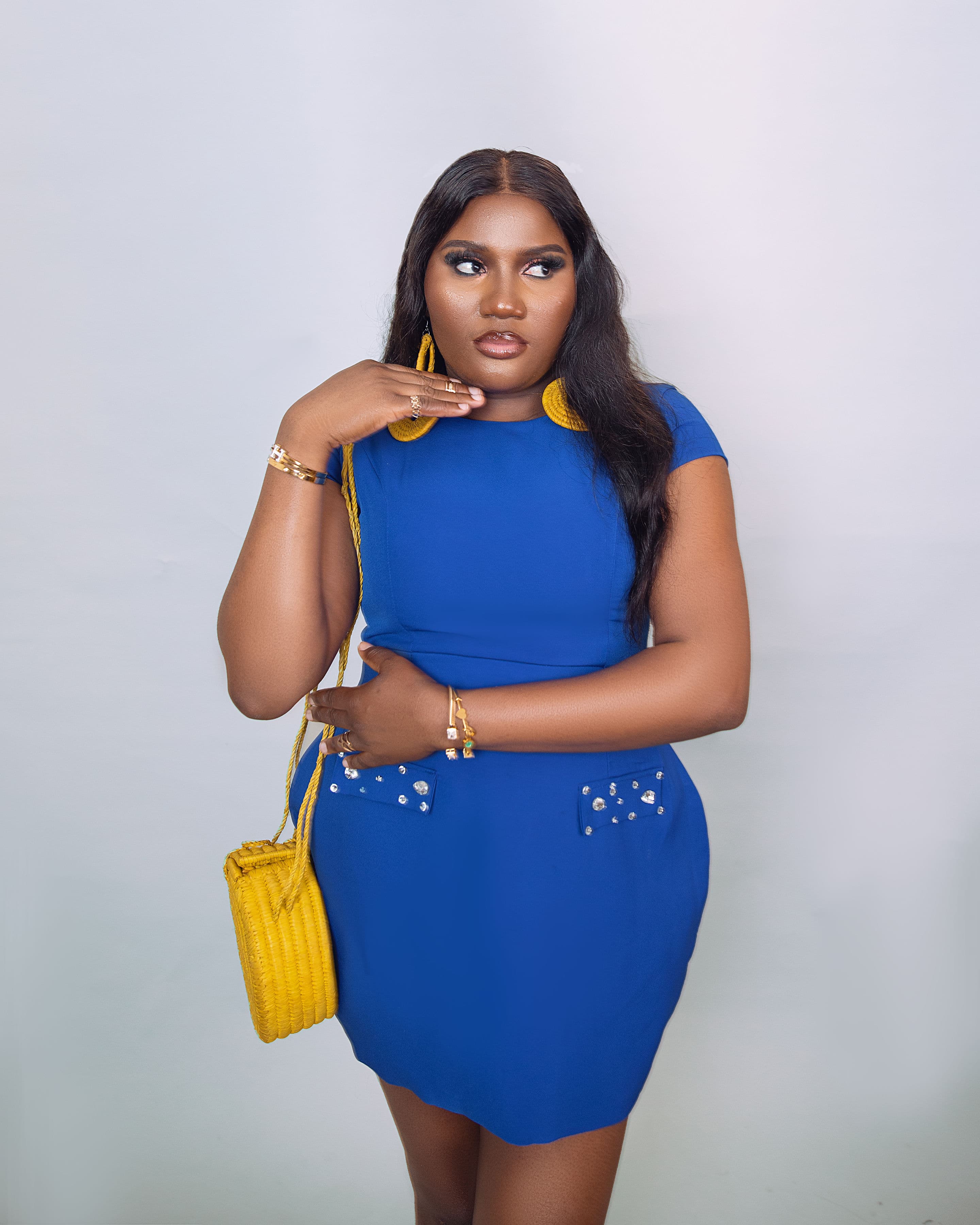 Chic Crepe Dress — 1