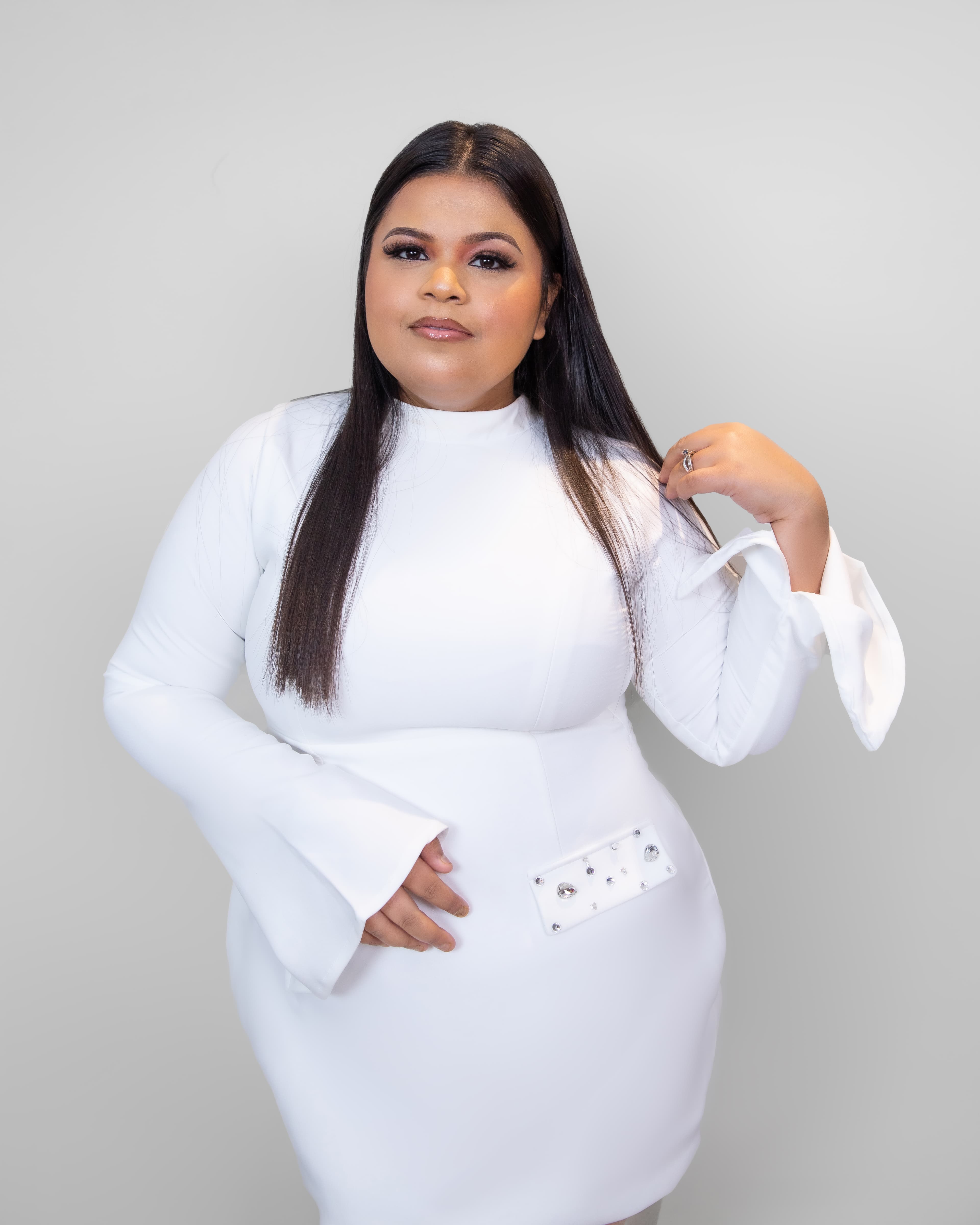 Chic Crepe Dress — 9