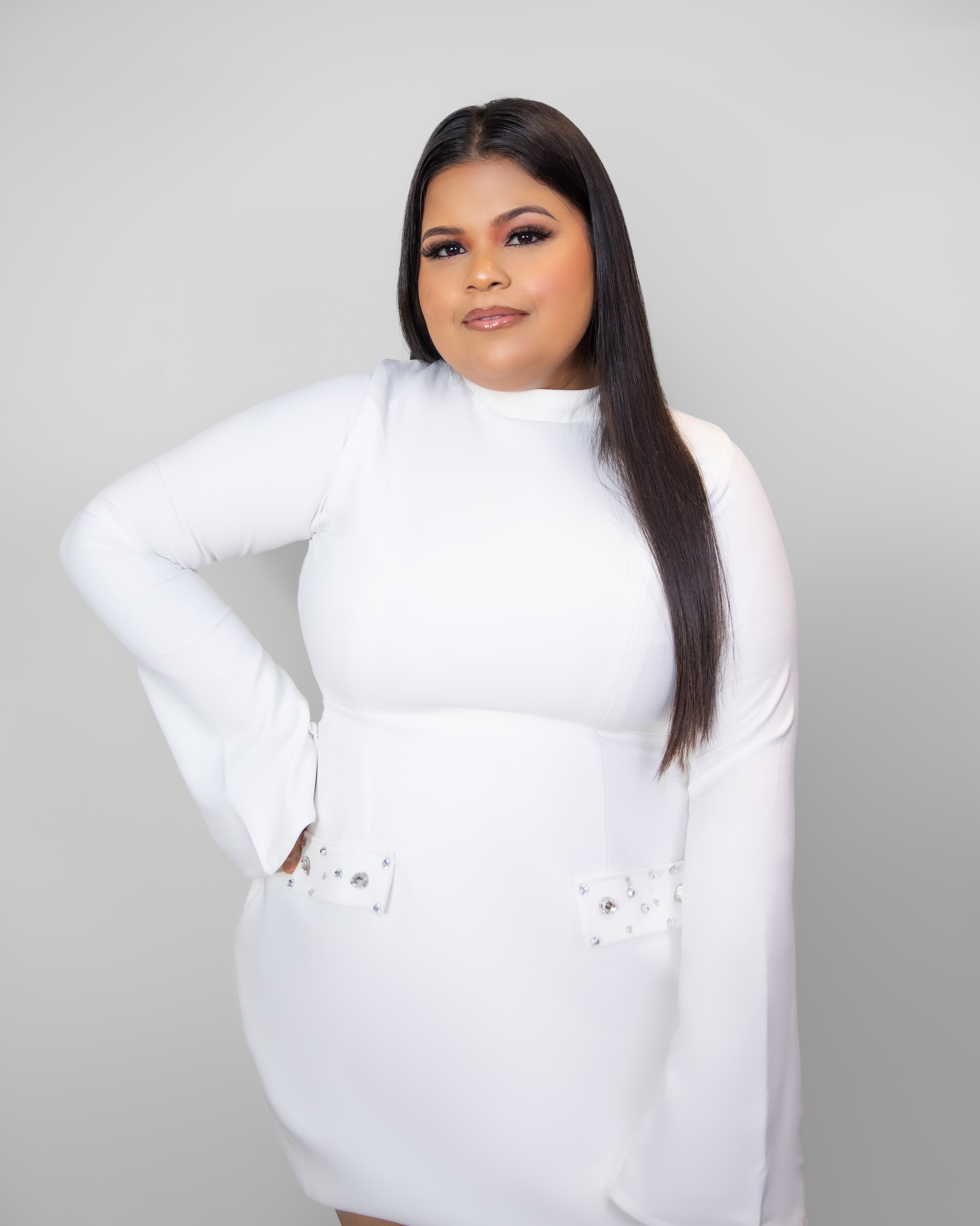 Chic Crepe Dress — 10