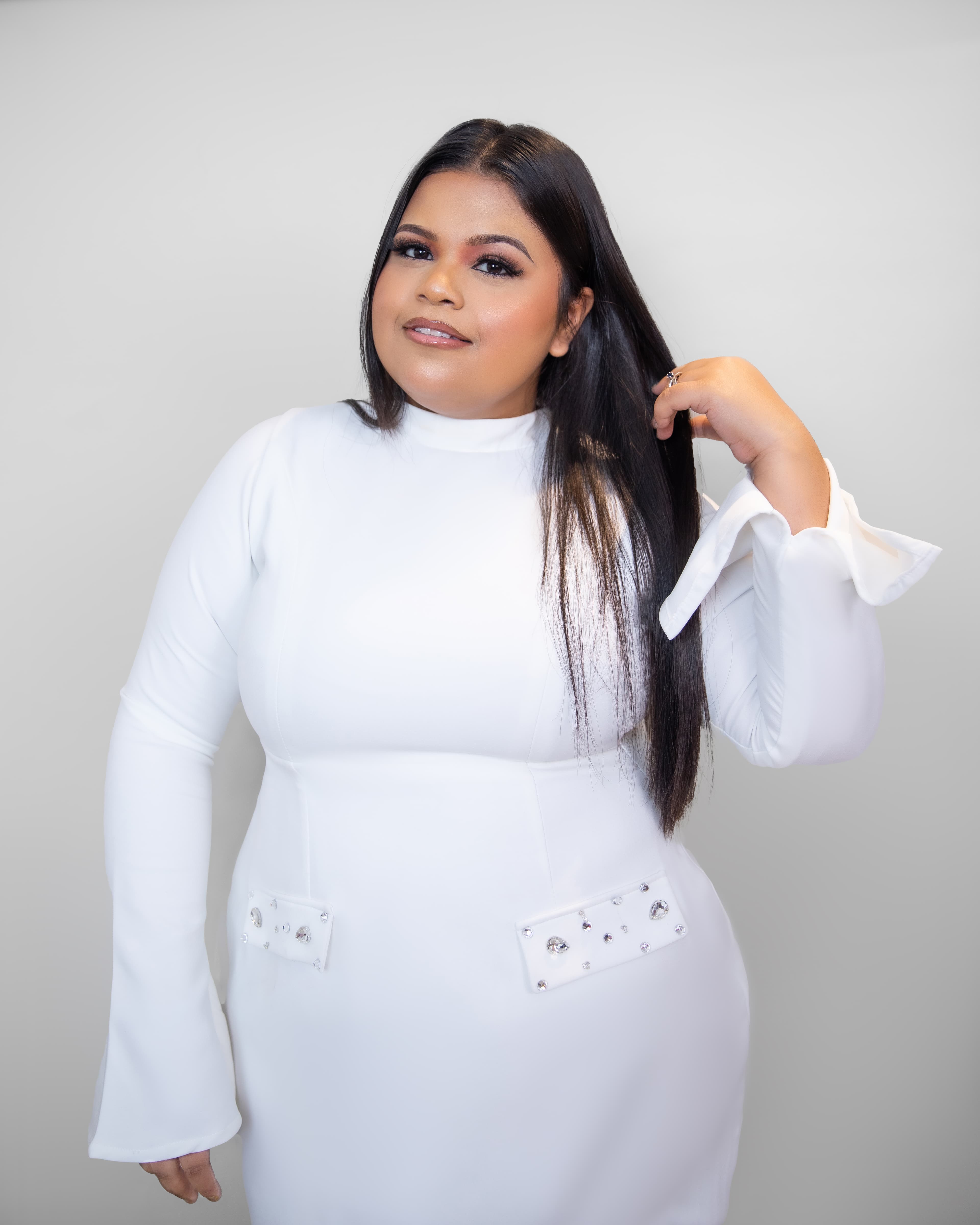 Chic Crepe Dress — 11