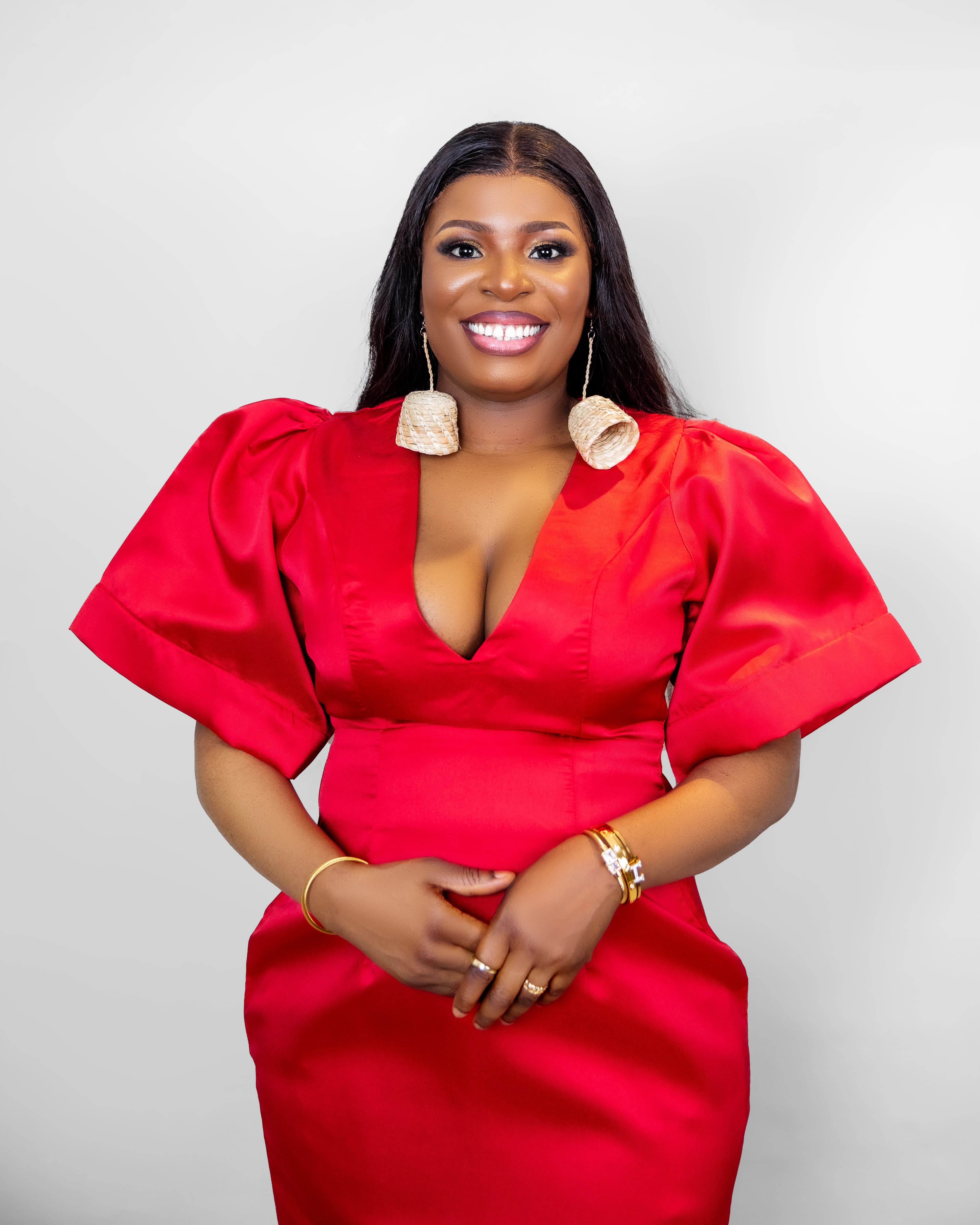 Mikado Red Gown — 1