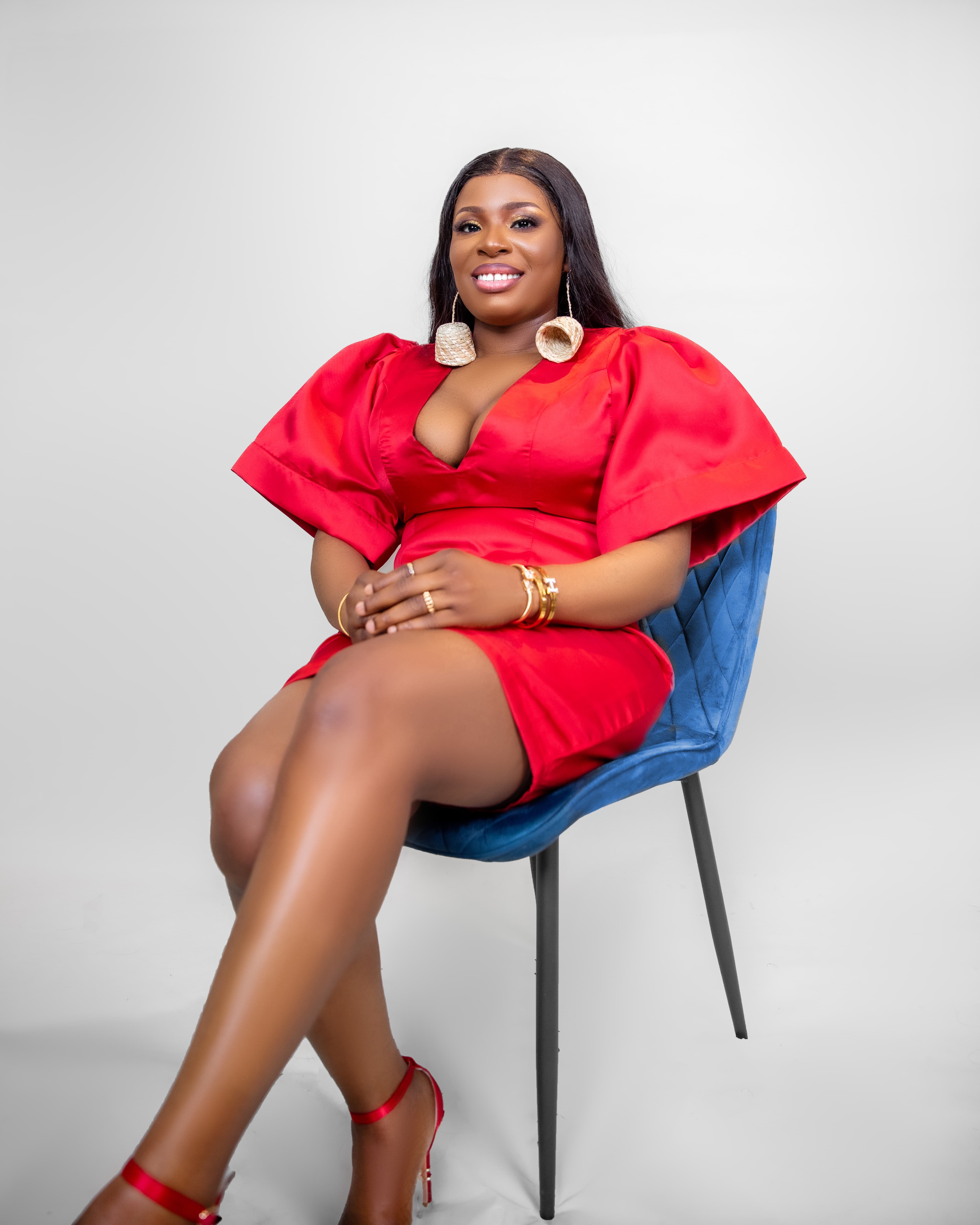 Mikado Red Gown — 6